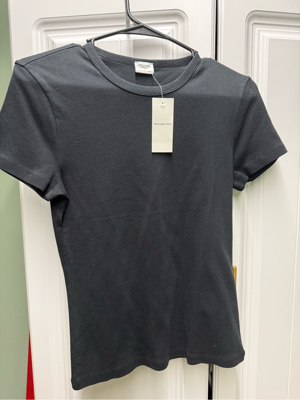 Abercrombie & Fitch Black Short Sleeve Crew Tee